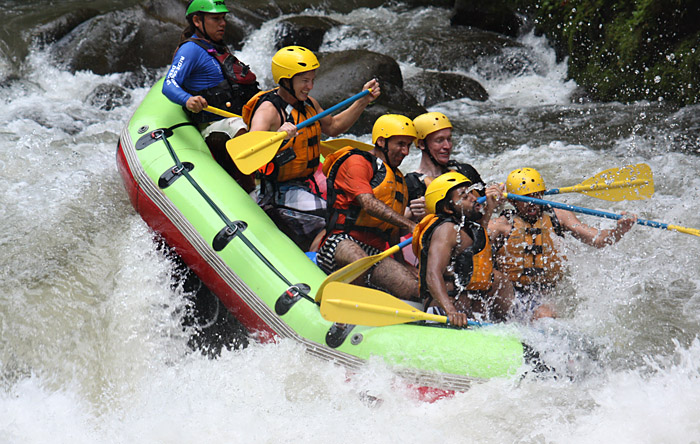 Rafting in bheemeshwari