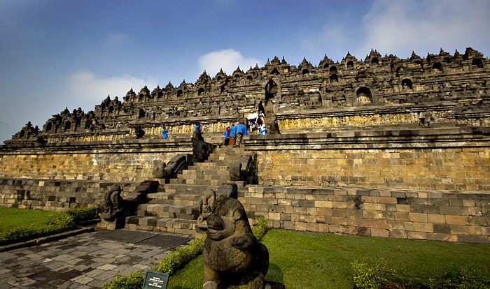 The Borobudur temple