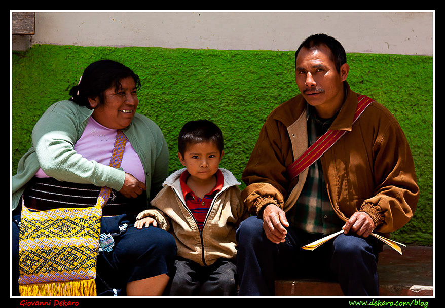 Famiily in Chiapas