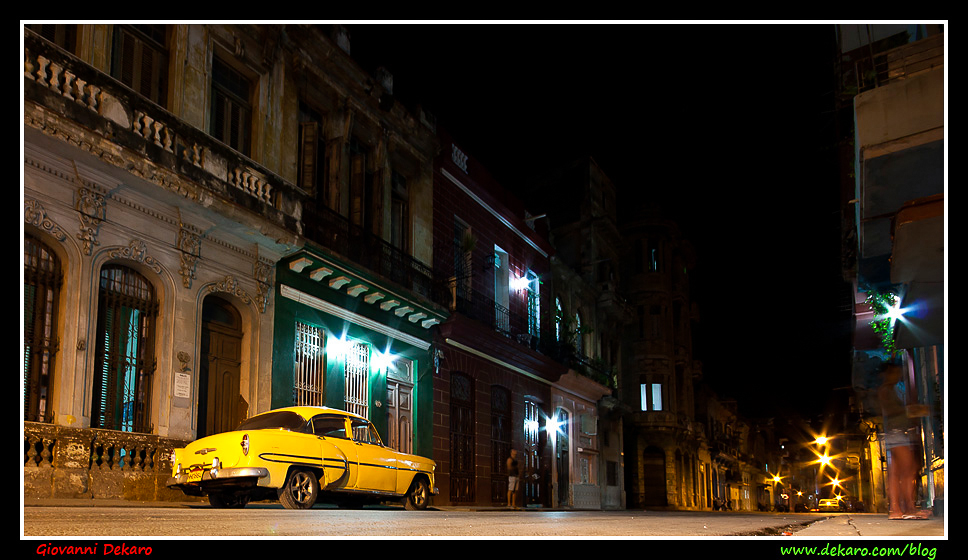 Havana by night, Cuba