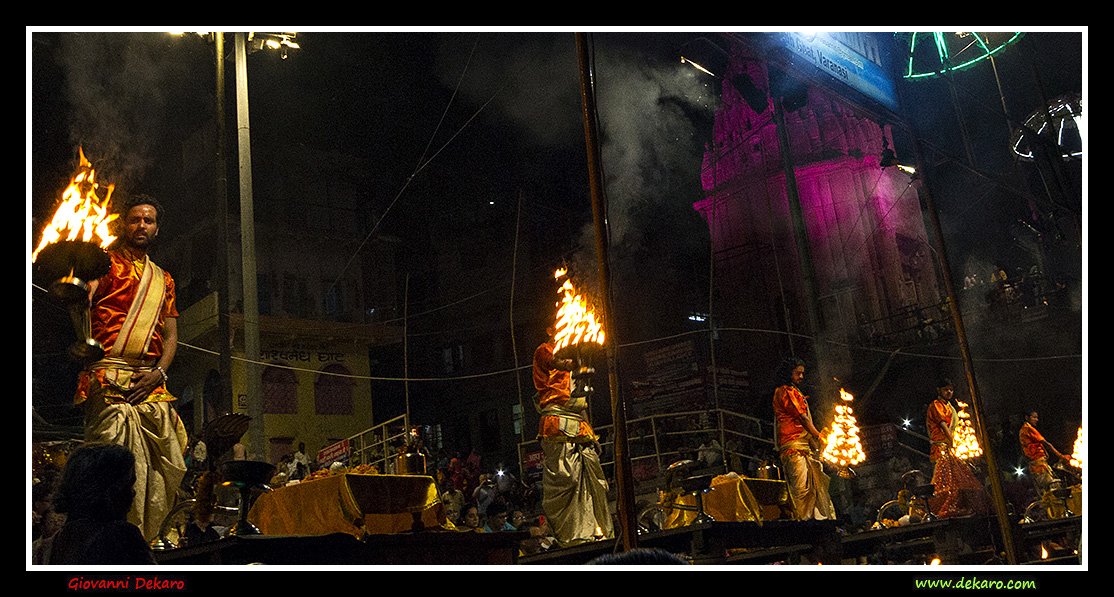Aarti Cerimony in Varanasi, India