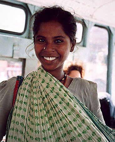 Young mother, India, 2004