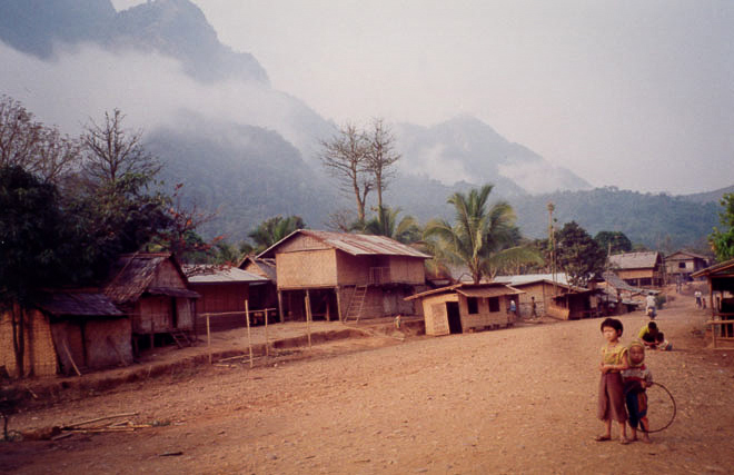 North Laos village, 1997