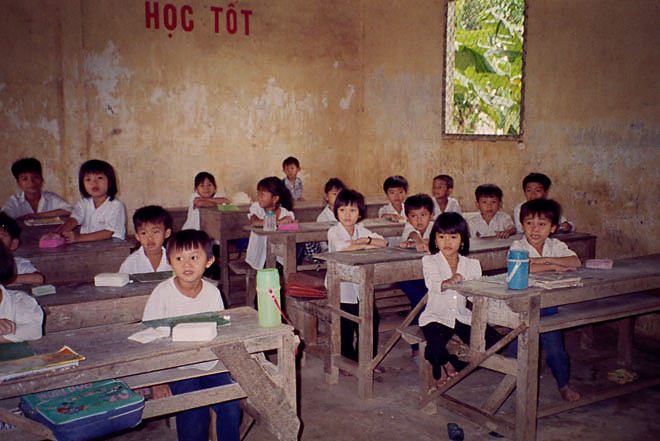 Primary school, Vietnam, 1997