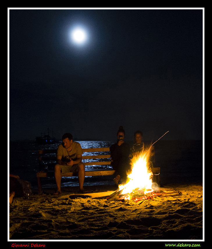 The Moon and the Bonfires, Coron Archipelago, Philippines, 2018