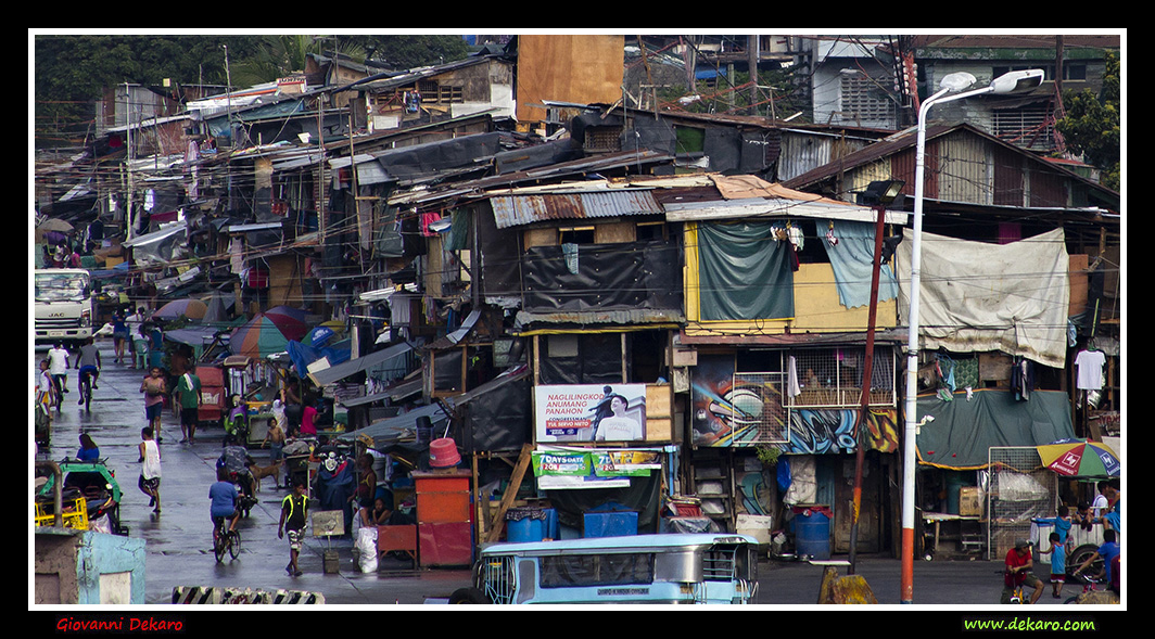 Manila slum, Philippines, 2018
