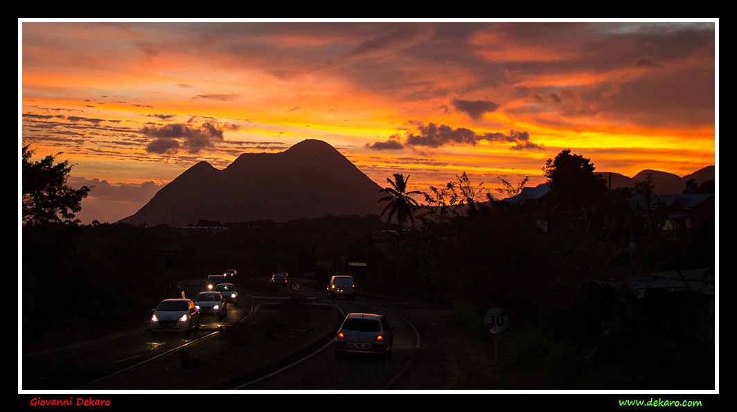 Sunset in Martinique, 217