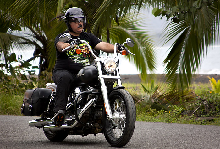 Motociclista, Puerto Vejo, Costa Rica