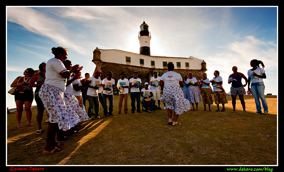Dancing near Farol da Barra, Salvador de Bahia, Brazil