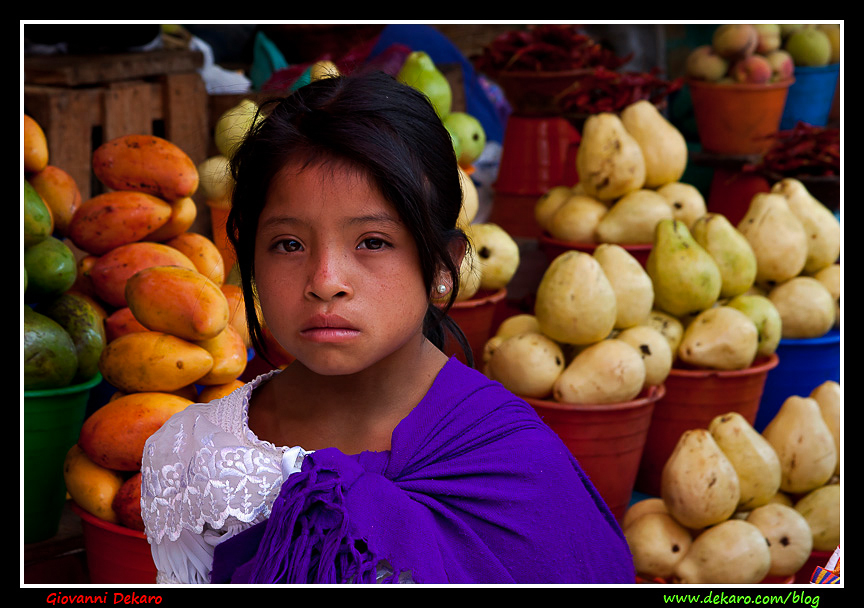 Little girl in Chiapas, Messico