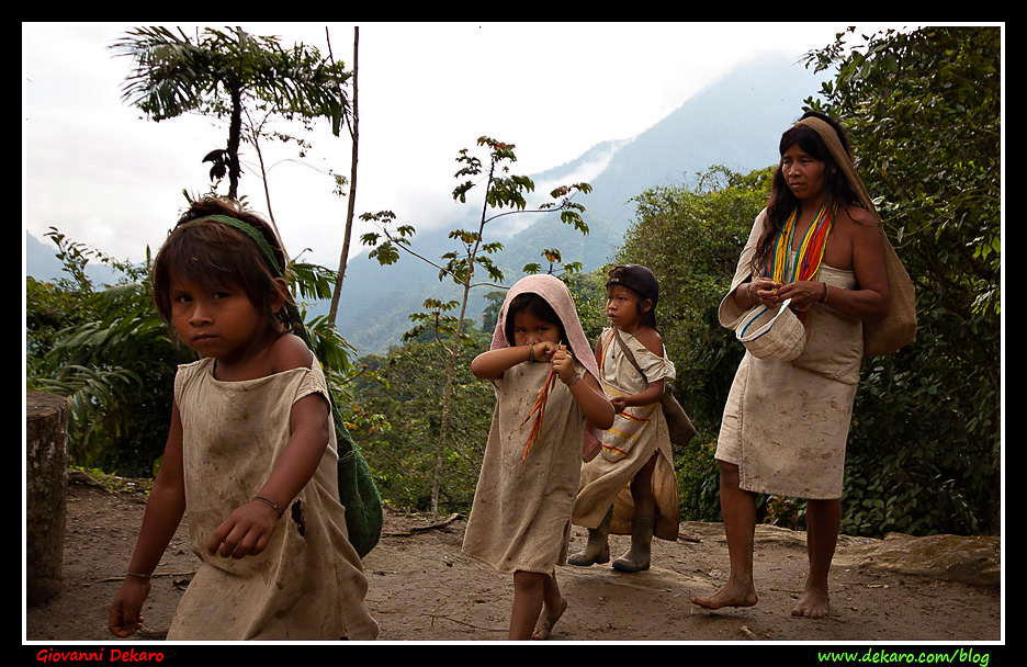Kogi (Tayrona) family, Colombia