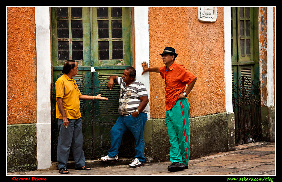 People in Sao Luis, Brazil