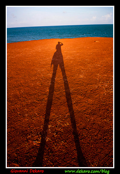 Me, long shadow, Brazil