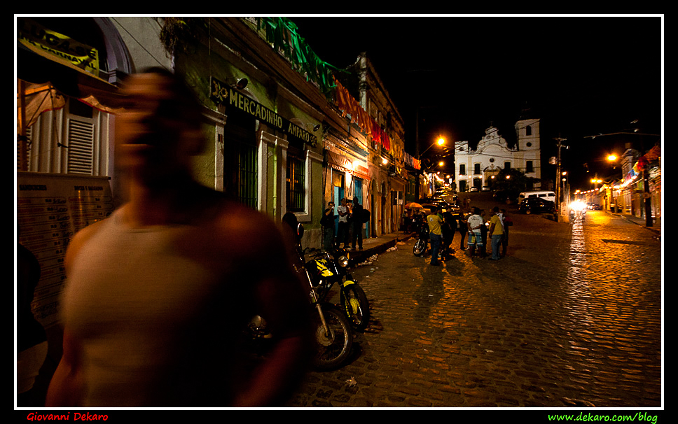 Olinda by night, Brazil