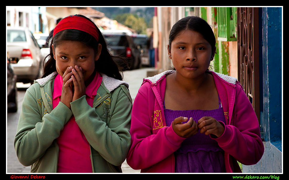 Girls, San Cristobal, Mexico