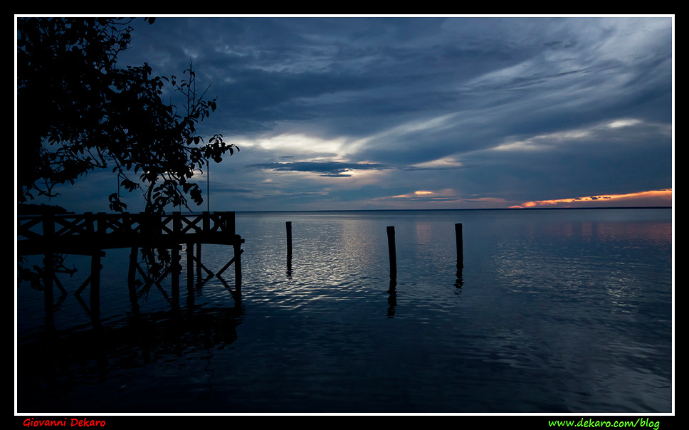 Blue sunset, Alter do Chao, Brazil