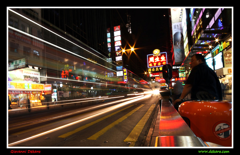 Hong Kong Street by night