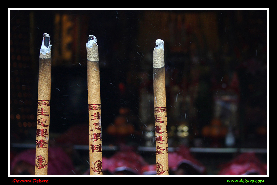 Incense burning, Macao
