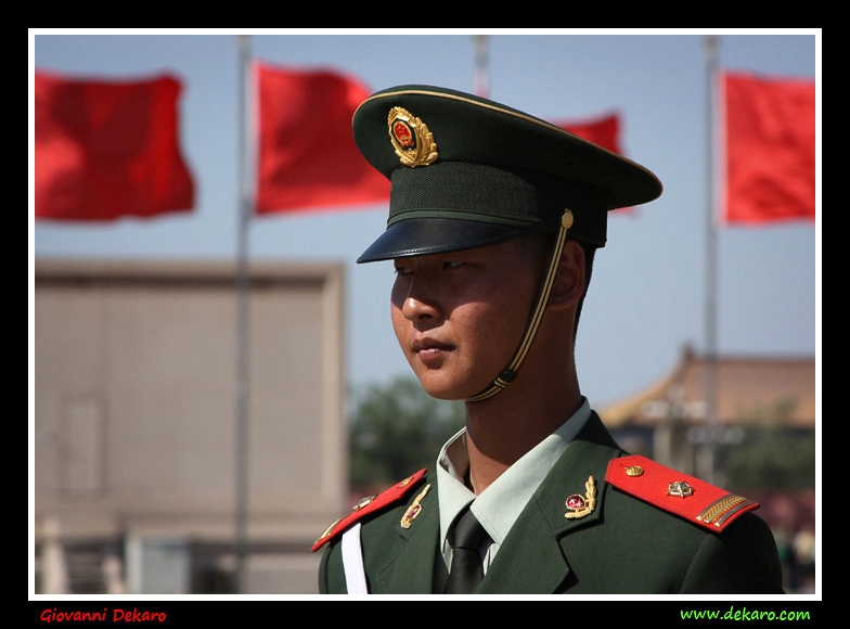 Soldier in Tienanmen