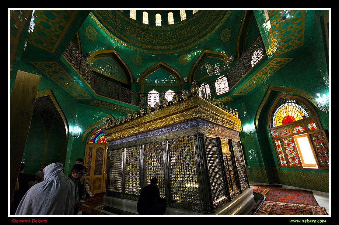 Inside Bibi-Heybat Mosque in Azerbaijan