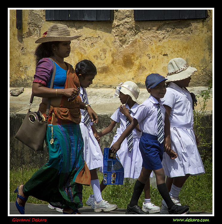 Children in Galle, Sri Lanka