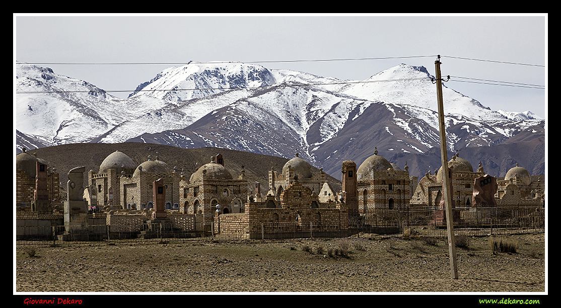 Cemetery in Kyrgyzstan