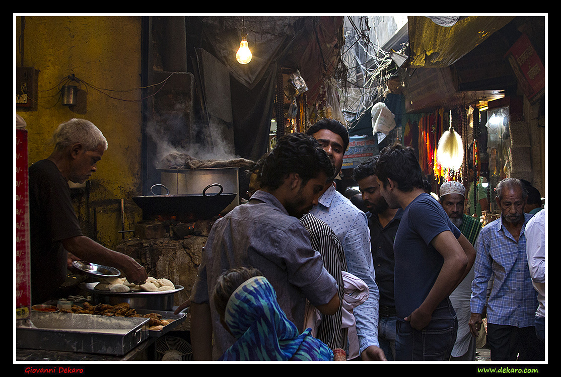 Old city in Varanasi, India