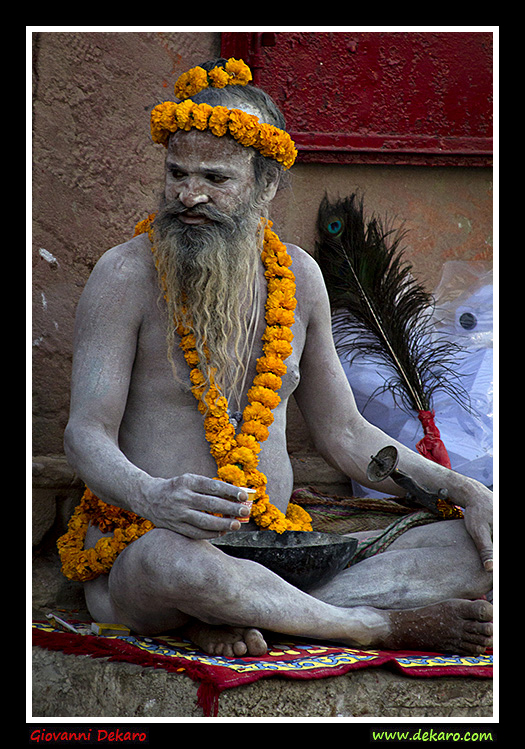 Shiva worshipper, Varanasi, India
