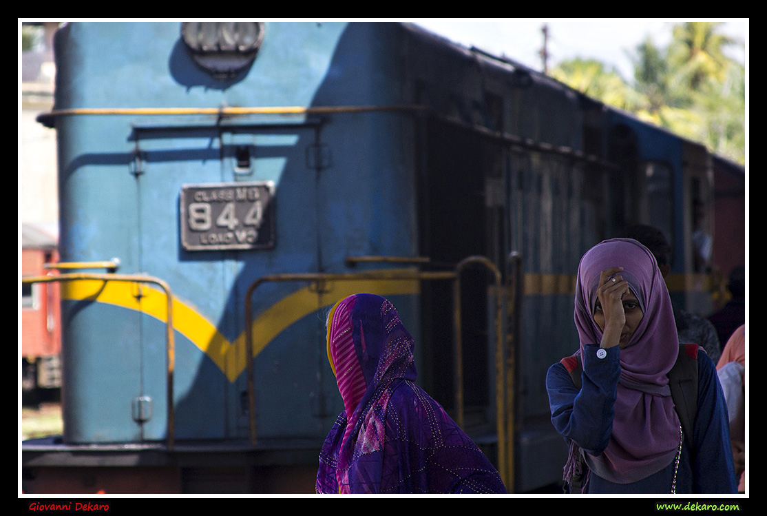 Galle train station, Sri Lanka