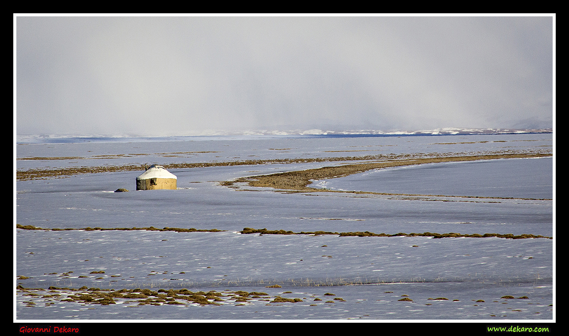 Yurt near Lake Song-Kul, Kyrgyzstan