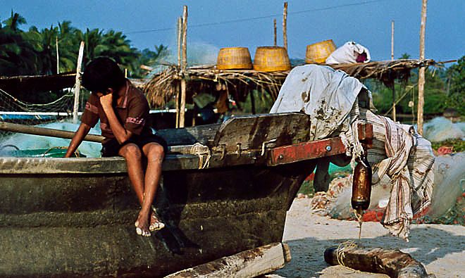 Boat in Goa, India, 2003
