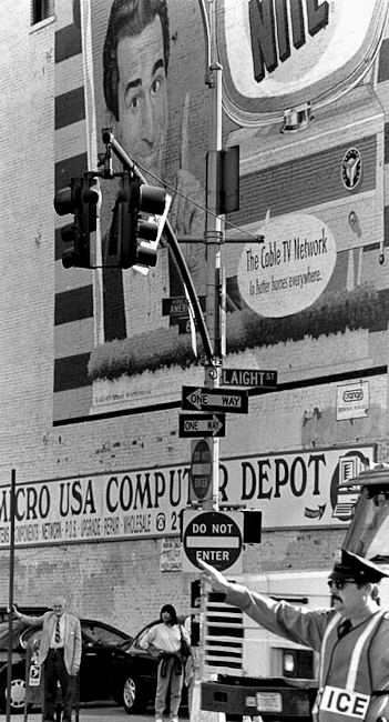 Street in New York, USA, 1995