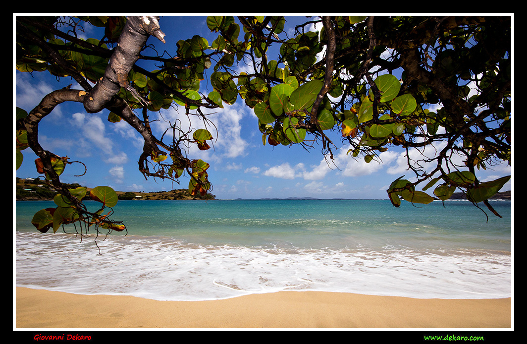 Beach in Bequia, Saint Vincent and the Grenadines, 2017