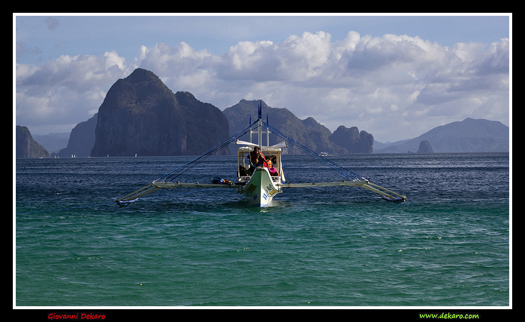 Boat in Palawan, Philippines, 2018